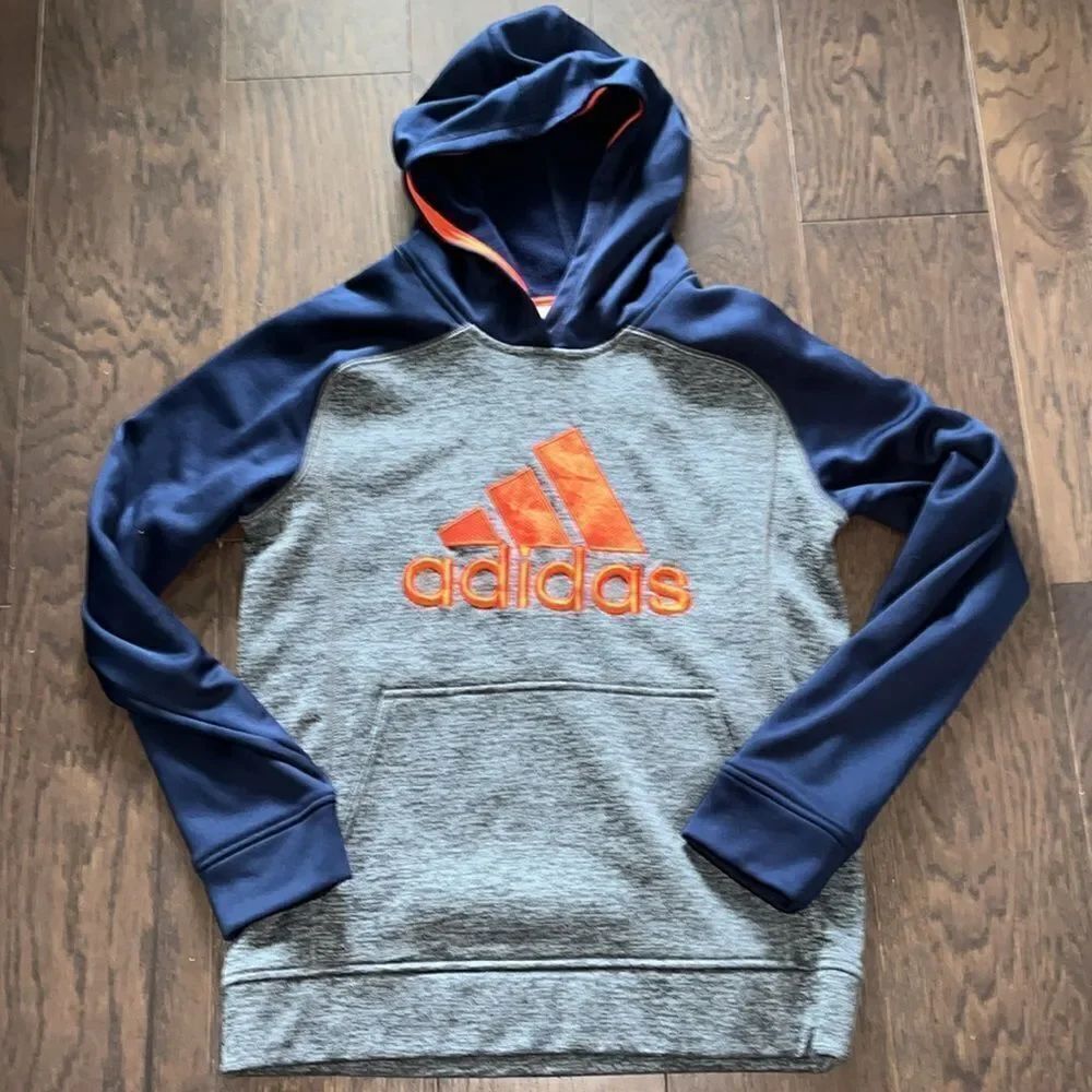 Adidas sewn basketball hoodie Hooded sweatshirt youth like LeMelo wears boys XL